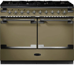 RANGEMASTER  Elise SE 110 Dual Fuel Range Cooker - Cream & Chrome